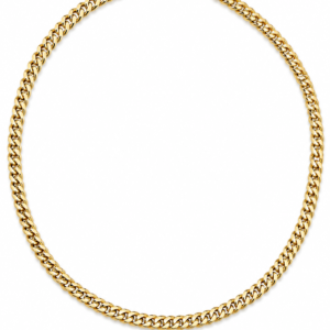 Lanț Monaco Placat Aur 18K, 40cm x 7mm