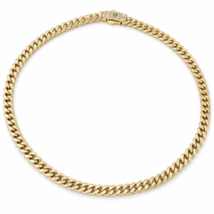 Lanț Monaco Placat Aur 18K, 40cm x 5mm