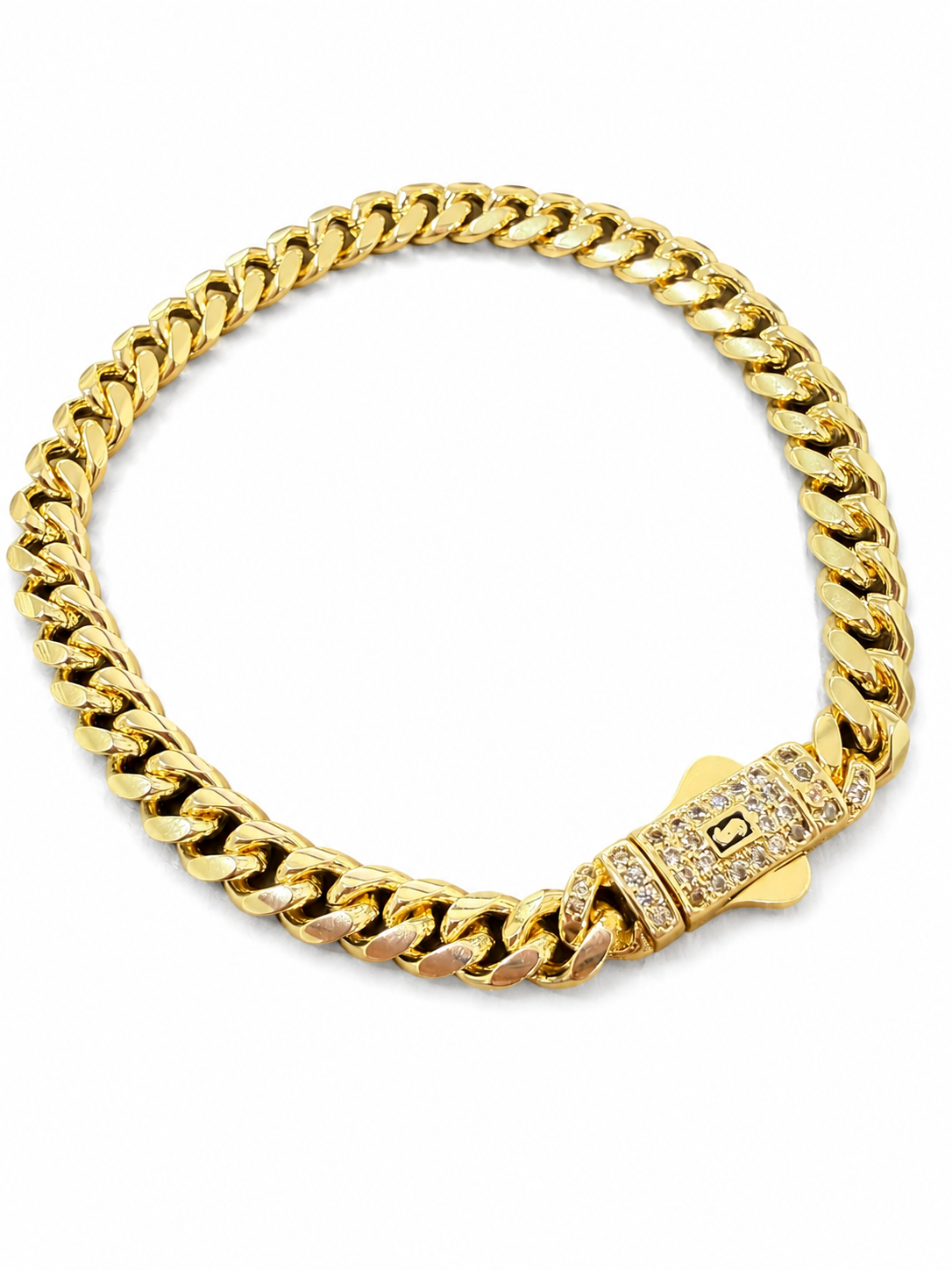 Brățară Monaco Placat Aur 18K, 19cm x 5mm